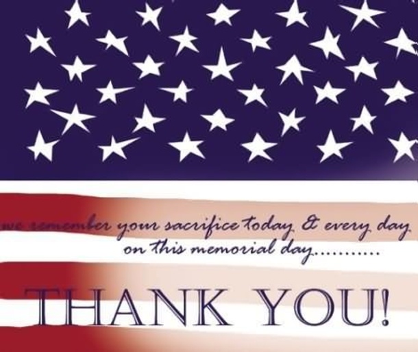 Memorial Day Thank You Quotes Images