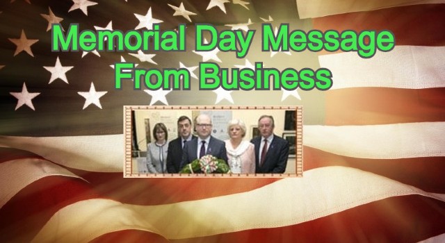 Memorial Day Message From Business